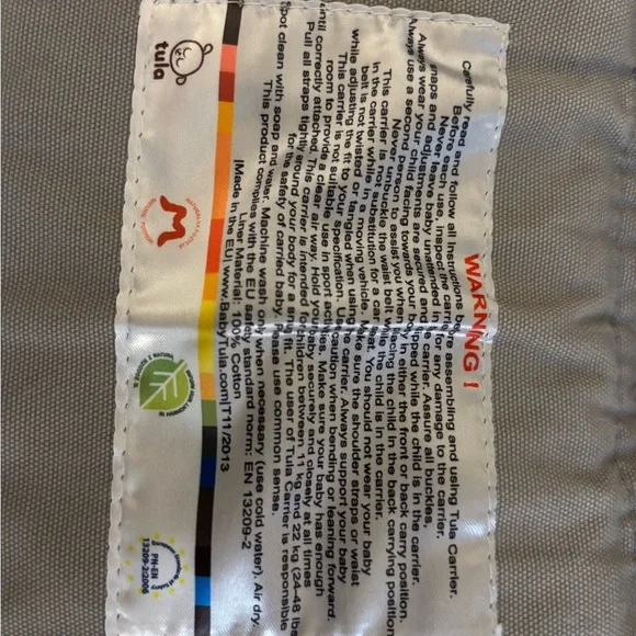 Tula Chevron Gray and Yellow Baby - Picture 6 of 6